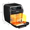 Costway 1700W Electric Air Fryer Oven 8-In-1 Rotisserie Dehydrator w/Accessories Black
